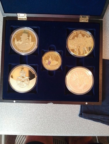 Set gold plated - plated, wwii