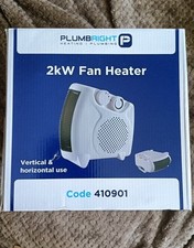 Plumbright 2KW Fan Heater Model 410901