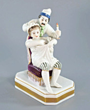 ANTIQUE CONTINENTAL PORCELAIN SATIRICAL SAUCY EROTIC COUPLE FIGURE