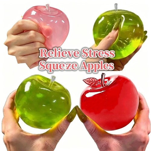 Apple squeeze toy - apple, soft