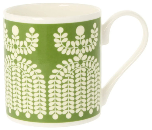 Orla kiely folk girl - green, mug