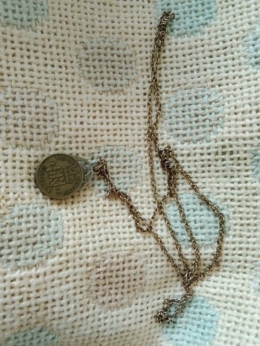 Vintage lucky sixpence coin - lucky,