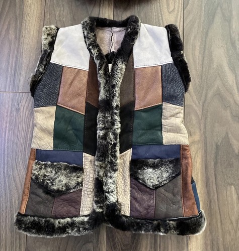 New suede body warmer size - new,