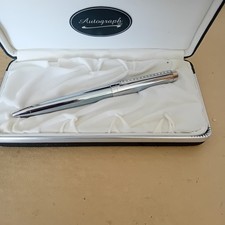 Autograph Luxury Chrome Ballpoint pen Boxed