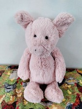 JELLYCAT PINK 12" BASHFUL PIG SOFT PLUSH TOY