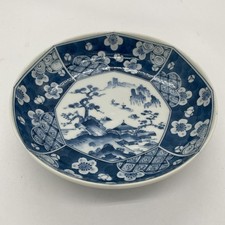 Japanese Imari Arita Bowl Blue & White