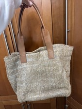 M&S Straw Raffia Type Tote Bag