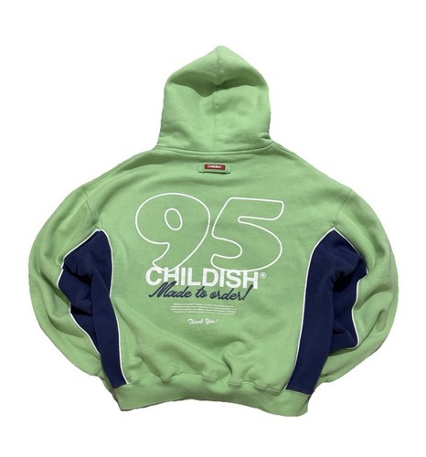 Green childish hoodie size s - size,