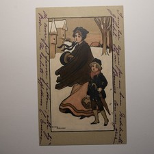 Postcard ethel parkinson snow