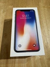 iPhone X Space Gray 256GB Empty Box