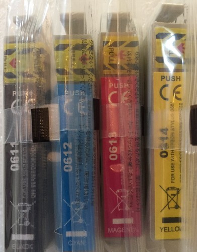 Unbranded ink cartridges - 4, for