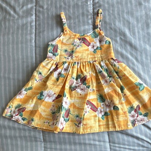 Girls yellow tropical - girls, 3t