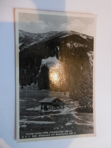 Postcards mountain huts