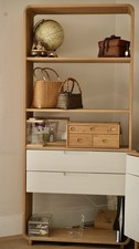 John Lewis Solid Wood Bookshelf ，Oak Finish, Excellent Condition