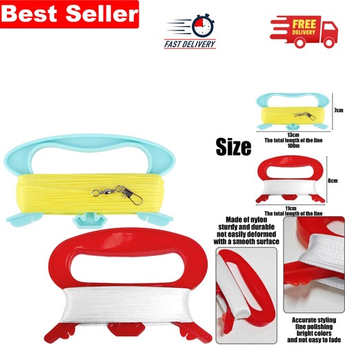 100m multicolor kite string - multicolor,