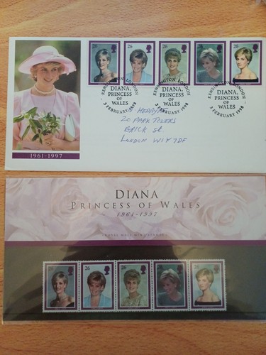 First day cover diana - day,