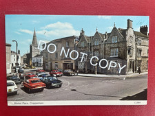 Motoring Interest - Vintage Cars at The Market Place, Chippenham, Wilts.   RPPC.