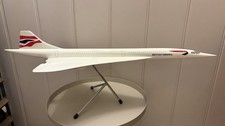British Airways Concorde Model -Metal Stand Union Flag Livery 61cm x 26cm 1:100