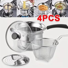 4pc Stainless Steel Chip Pan