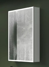 MARCEL LED Bathroom Mirror Cabinet 500 X 700MM Replacement Front Glass - MC10-A