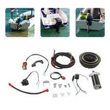 Electric Starter Conversion Kit for Dongfa 2-Stroke 15HP/18HP Outboard Motor