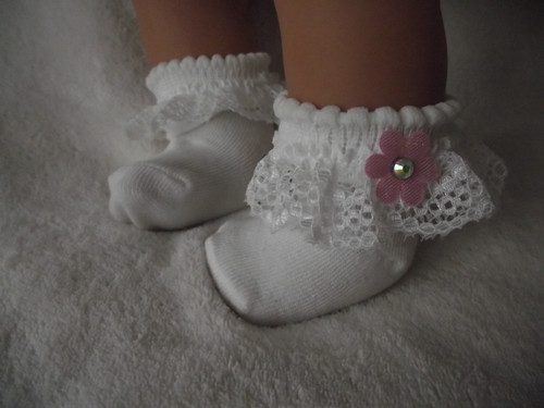 New frilly socks - new,