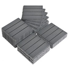27x Plastic Decking Tiles
