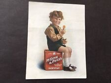 1930s VINTAGE Mc VITIE&PRICES SIX WONDERFUL DIGESTIVE BISCUITS ADV FOR ROUND TIN