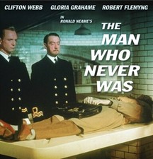 THE MAN WHO NEVER WAS (1956) Clifton Webb - Public Domain DVD NO CASE