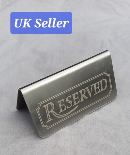 Reserved sign stainless steel - stainless,