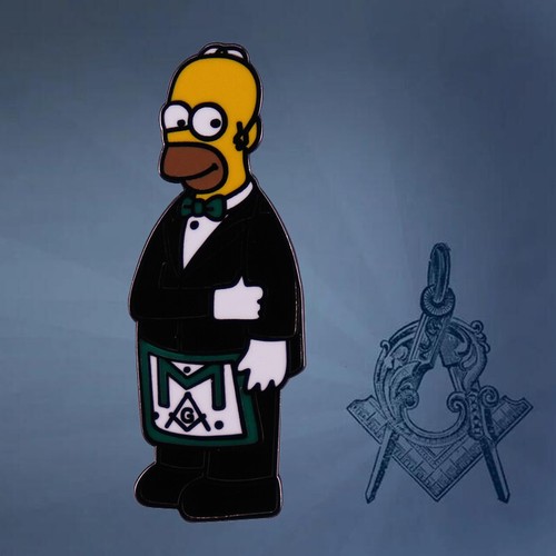 New masonic apron lapel - new,