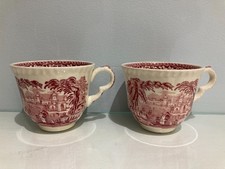 MASON'S VISTA pink tea cups x