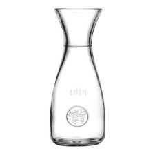 1x 1L Bacchus Glass Carafe Clear Water Wine Decanter Bottle Set