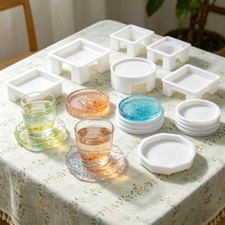 Pcs coaster resin - pcs,