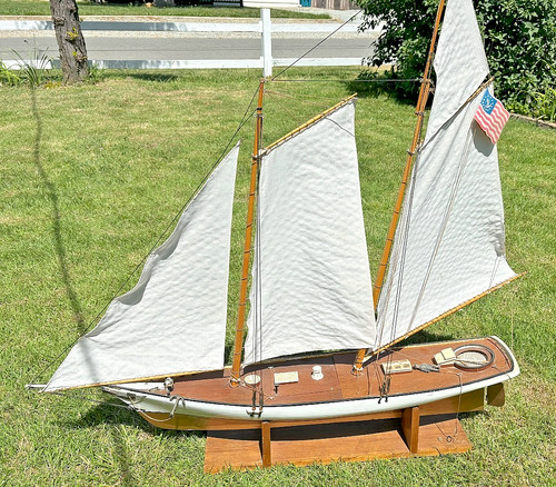 Masted schooner sail - schooner, boat