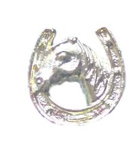 Horseshoe With Horse Gilt