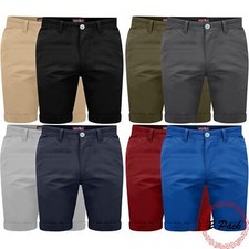 Mens Chino Shorts (Pack of 2) Multi Pack Casual Cotton Summer Bermuda Half Pants