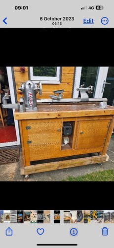 Myford wood turning - turning, lathe