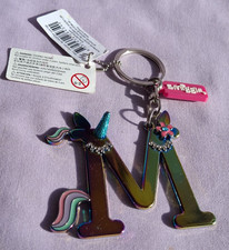 Smiggle Rainbow Unicorn Alphabet Letter M Key Ring with original tags #4