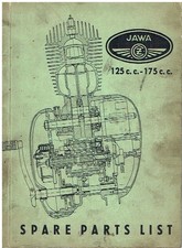 JAWA 125cc MODEL 355/0 & 175cc MODEL356/0 ORIGINAL 1957 FACTORY PARTS CATALOGUE