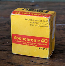 Sealed type A Kodachrome 40 Double Regular 8mm Film Roll (exp. 1981) 7.5m