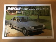 Datsun Violet Brochure May  1981 RefS24.65m.C247.4.81