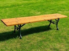 Cast Iron And Wooden Garden Bench