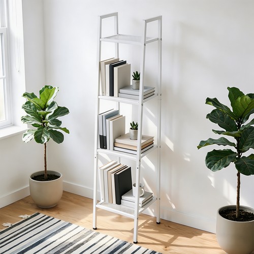 Ladder shelf bookcase tier - ladder,