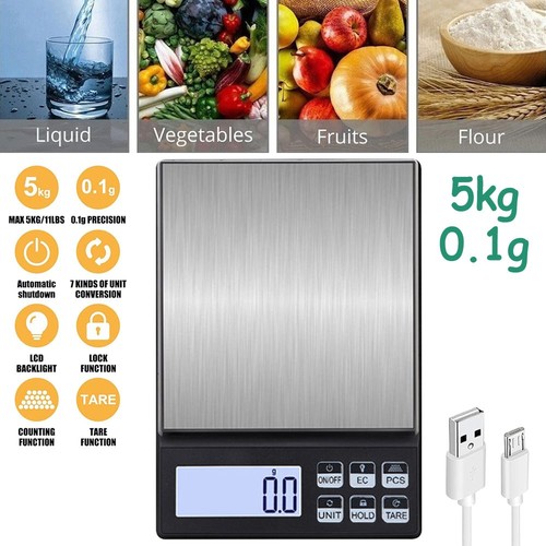 5kg digital kitchen scale - 5kg/0.1g,
