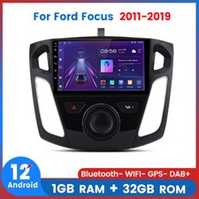 For Ford Focus 3 2011-2019 Car Radio Stereo Sat Navi Android 12 GPS WIFI BT DAB+