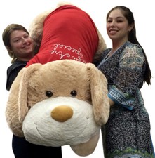 Giant Valentine Stuffed Dog