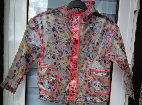 Girls floral rain coat - girls,