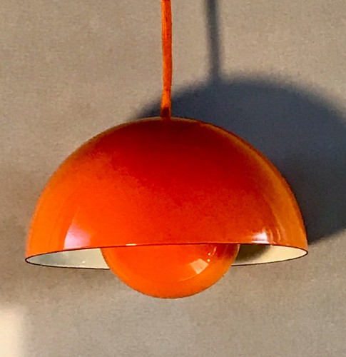 Mcm danish pendant orange - danish,