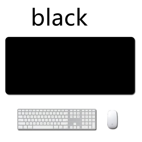 Xxl black desk mat - xxl,